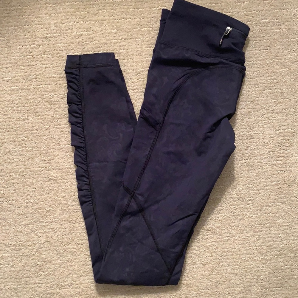 Lululemon Navy Printed Leggings